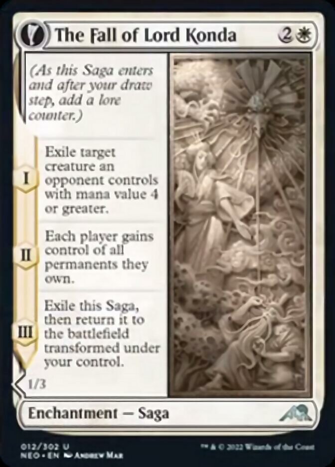 The Fall of Lord Konda // Fragment of Konda [Kamigawa: Neon Dynasty] | Game Grid - Logan