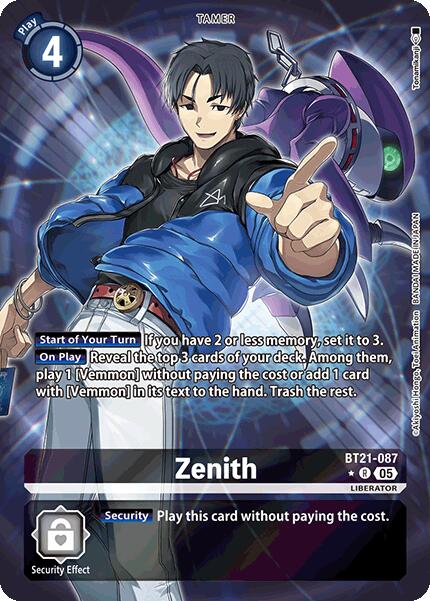 Zenith [BT21-087] (Alternate Art) [World Convergence] | Game Grid - Logan