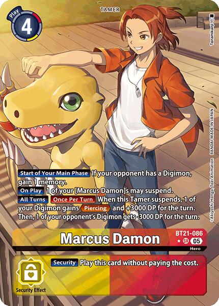 Marcus Damon [BT21-086] (Alternate Art) [World Convergence] | Game Grid - Logan