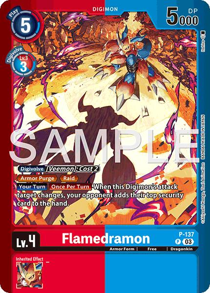 Flamedramon [P-137] (Limited Card Pack -Billion Bullet-) [Limited Card Pack -Billion Bullet-] | Game Grid - Logan