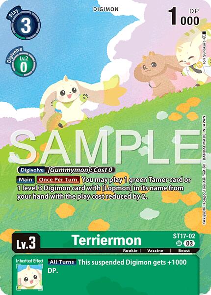 Terriermon [ST17-02] (Limited Card Pack -Billion Bullet-) [Limited Card Pack -Billion Bullet-] | Game Grid - Logan