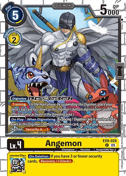 Angemon [EX9-026] [Versus Monsters] | Game Grid - Logan