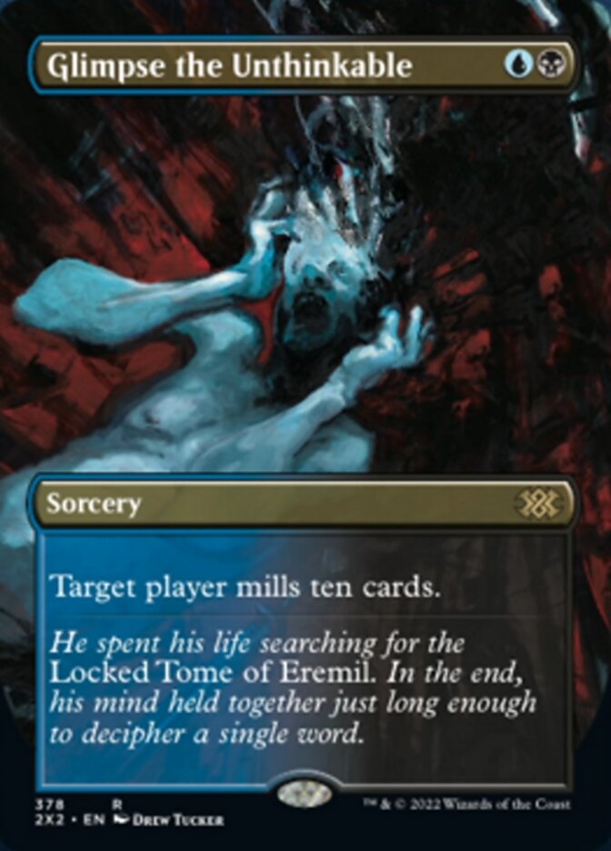 Glimpse the Unthinkable (Borderless Alternate Art) [Double Masters 2022] | Game Grid - Logan