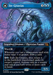 Jin-Gitaxias // The Great Synthesis (Borderless Alternate Art) [March of the Machine] | Game Grid - Logan