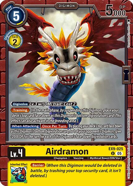 Airdramon [EX9-025] [Versus Monsters] | Game Grid - Logan