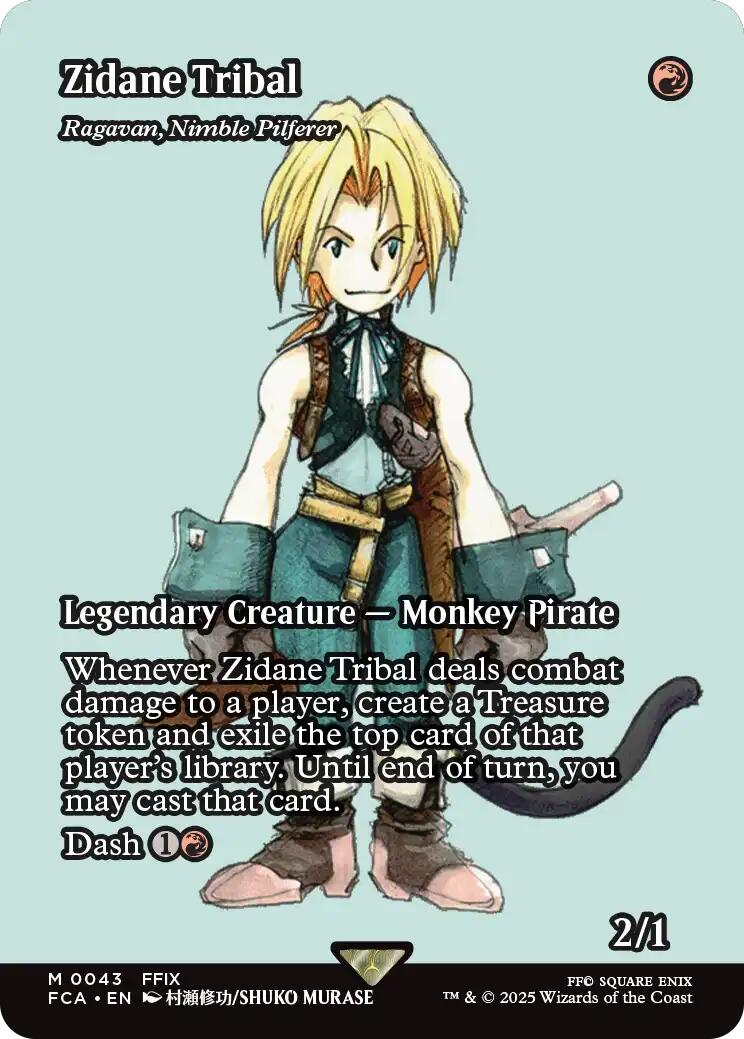 Zidane Tribal - Ragavan, Nimble Pilferer (Showcase) [FINAL FANTASY : Through the Ages] | Game Grid - Logan