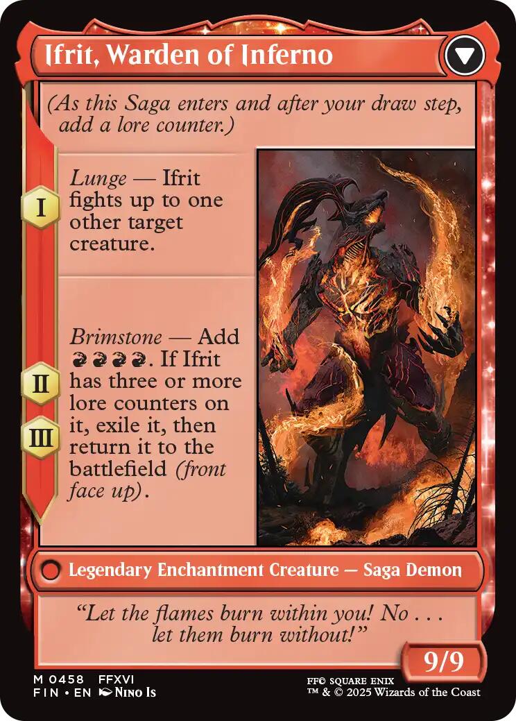 Clive, Ifrit's Dominant // Ifrit, Warden of Inferno (Extended Art) [FINAL FANTASY] | Game Grid - Logan