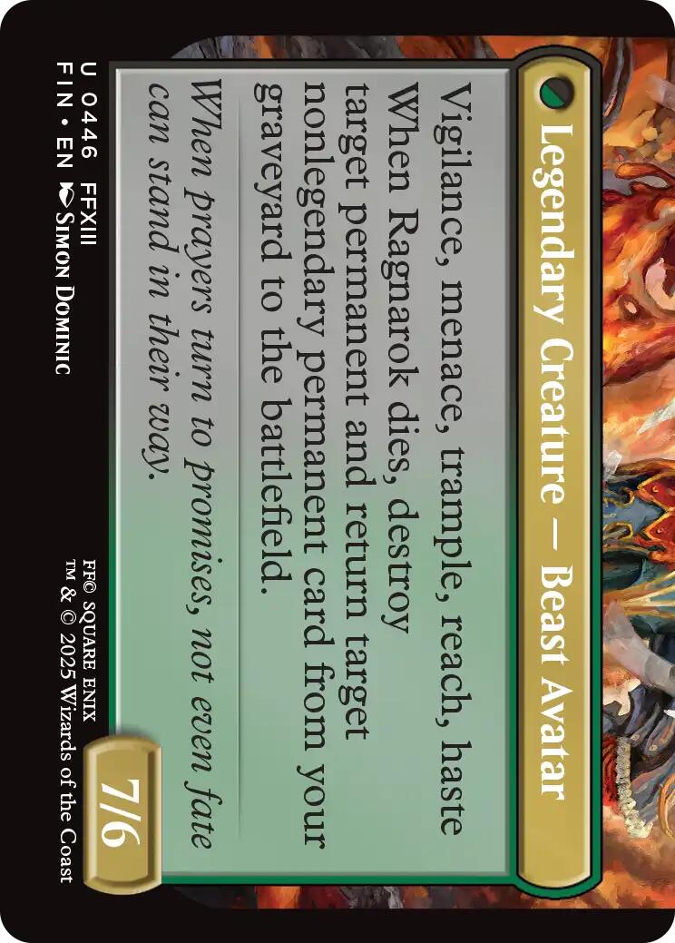 Fang, Fearless l'Cie (Extended Art) [FINAL FANTASY] | Game Grid - Logan