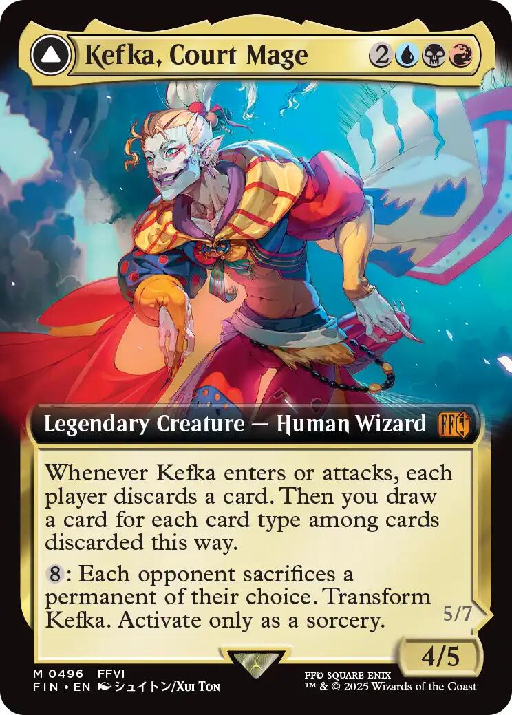 Kefka, Court Mage // Kefka, Ruler of Ruin (Extended Art) [FINAL FANTASY] | Game Grid - Logan