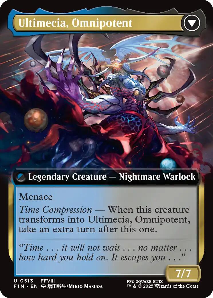 Ultimecia, Time Sorceress // Ultimecia, Omnipotent (Extended Art) [FINAL FANTASY] | Game Grid - Logan