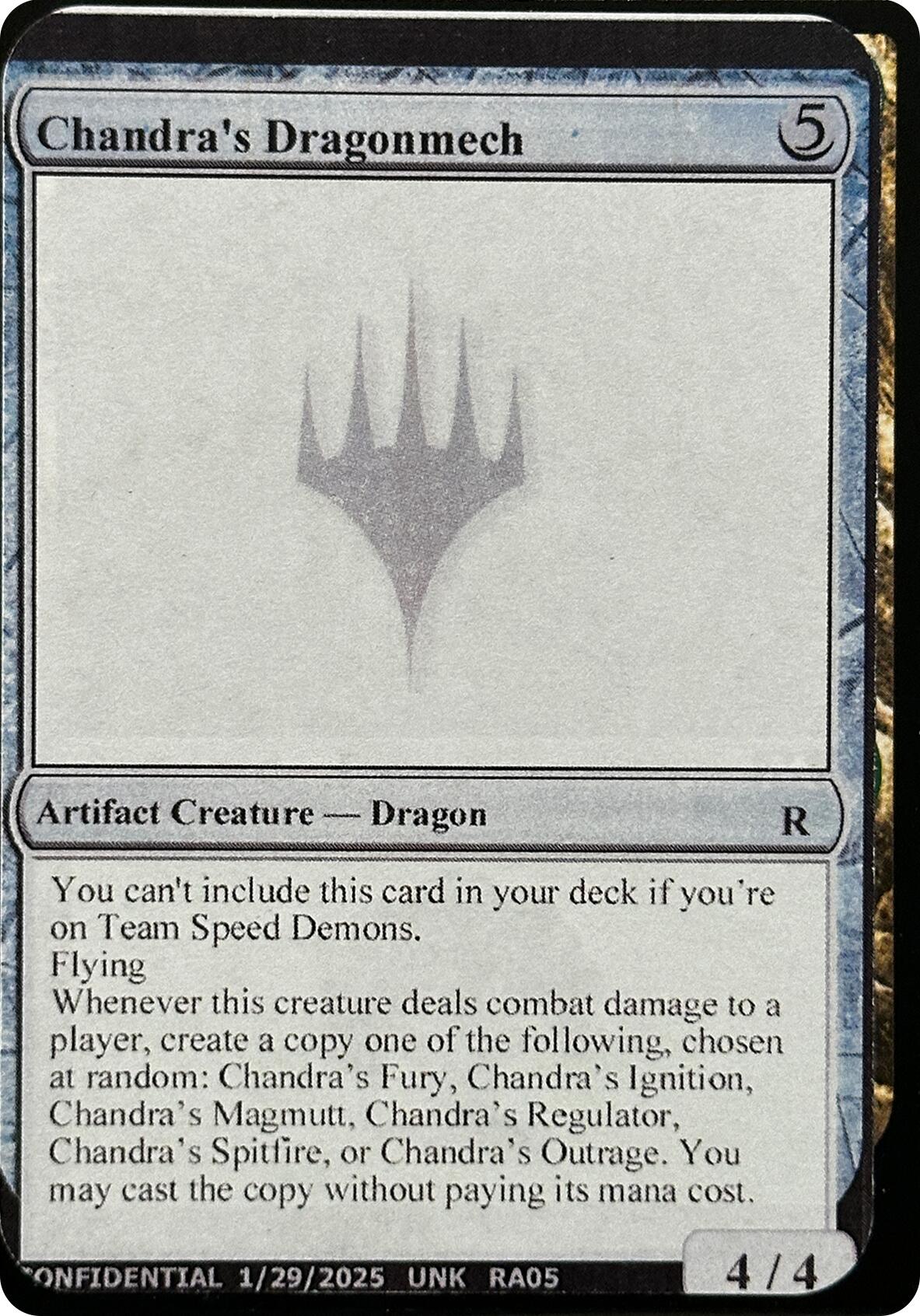 Chandra's Dragonmech [Unknown Event] | Game Grid - Logan