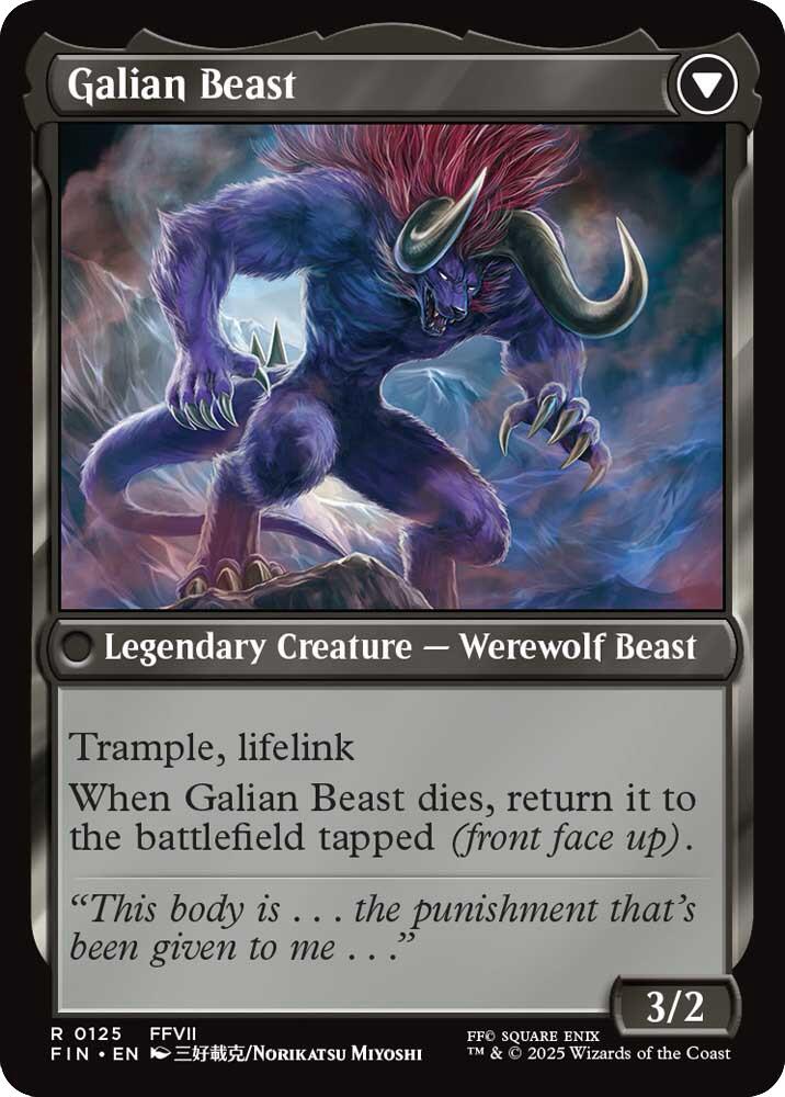 Vincent Valentine // Galian Beast [FINAL FANTASY] | Game Grid - Logan