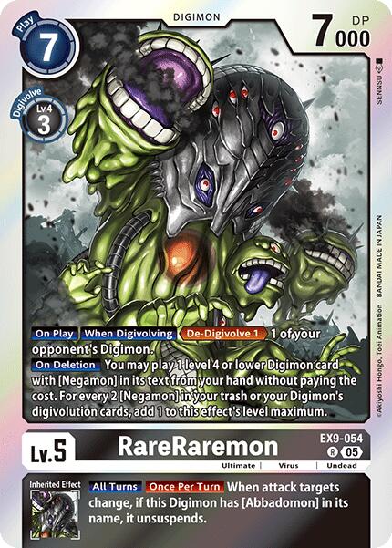 RareRaremon [EX9-054] [Versus Monsters] | Game Grid - Logan