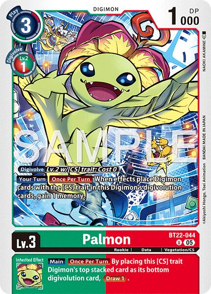 Palmon [BT22-044] [Cyber Eden] | Game Grid - Logan