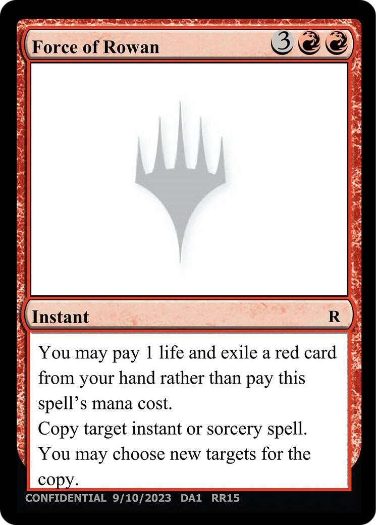 Force of Rowan [Unknown Event] | Game Grid - Logan