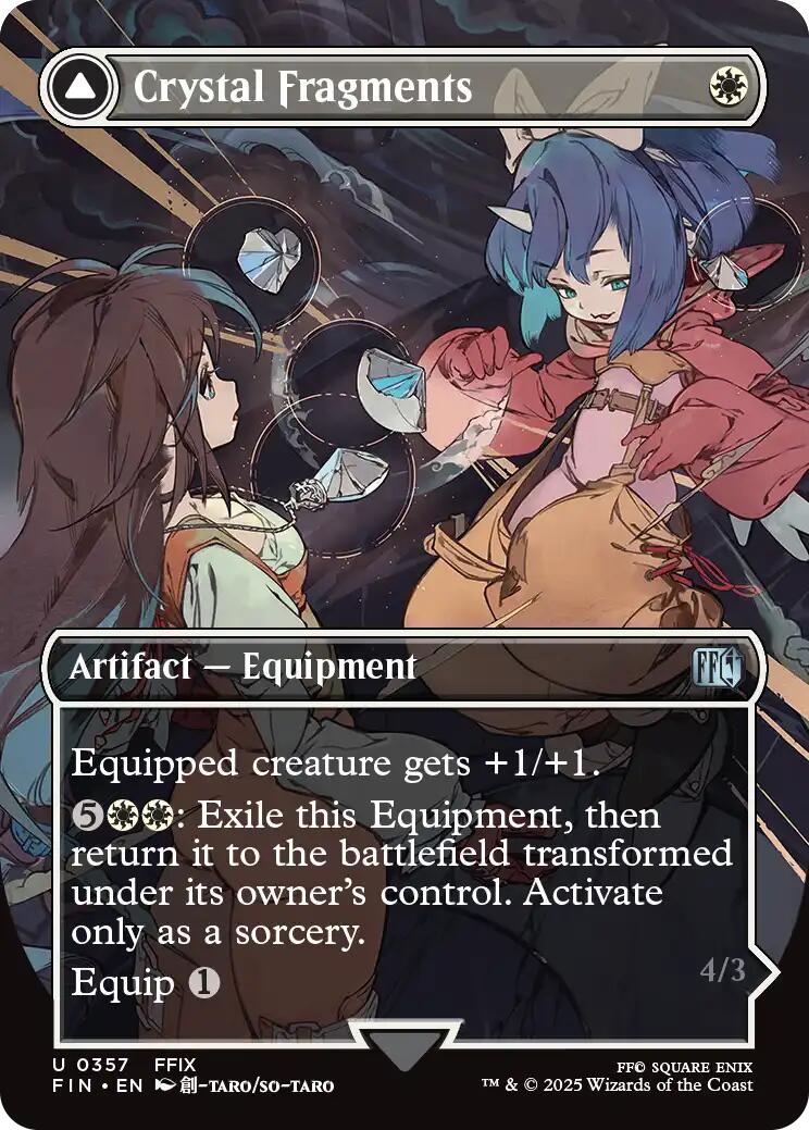 Crystal Fragments // Summon: Alexander (Borderless) [FINAL FANTASY] | Game Grid - Logan