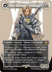 Dion, Bahamut's Dominant // Bahamut, Warden of Light (Borderless) [FINAL FANTASY] | Game Grid - Logan