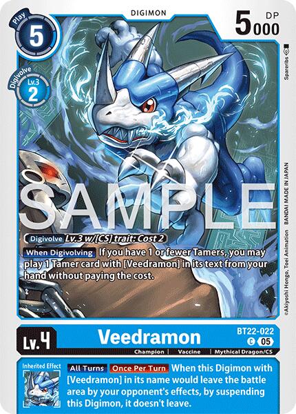 Veedramon [BT22-022] [Cyber Eden] | Game Grid - Logan