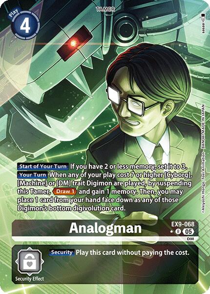 Analogman [EX9-068] (Alternate Art) [Versus Monsters] | Game Grid - Logan