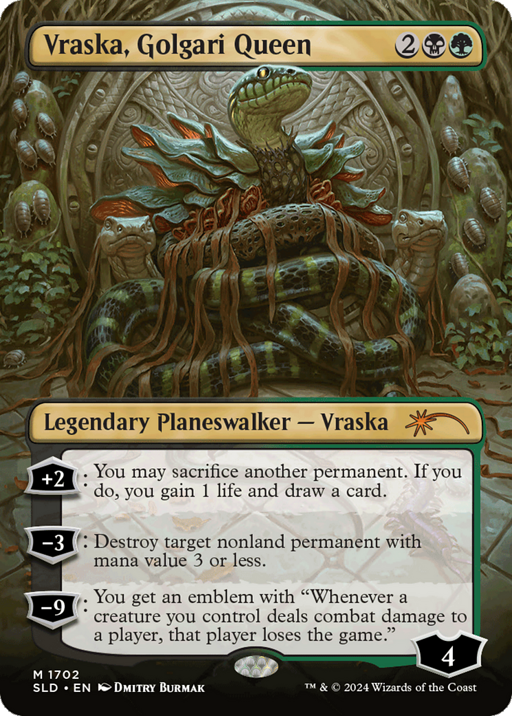 Vraska, Golgari Queen (1702) [Secret Lair Drop Series] | Game Grid - Logan