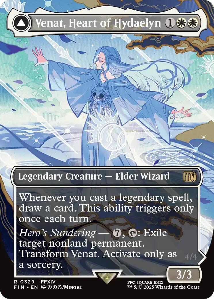 Venat, Heart of Hydaelyn // Hydaelyn, the Mothercrystal (Borderless) [FINAL FANTASY] | Game Grid - Logan