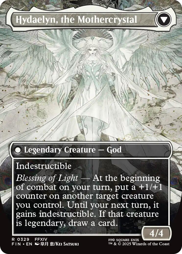 Venat, Heart of Hydaelyn // Hydaelyn, the Mothercrystal (Borderless) [FINAL FANTASY] | Game Grid - Logan