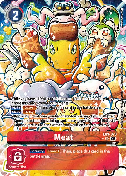 Meat [EX9-070] (Alternate Art) [Versus Monsters] | Game Grid - Logan