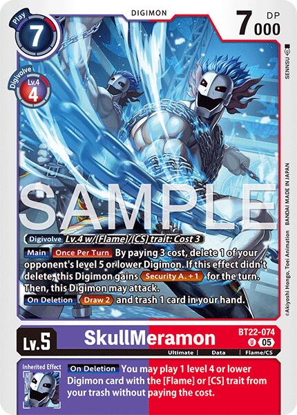 SkullMeramon [BT22-074] [Cyber Eden] | Game Grid - Logan