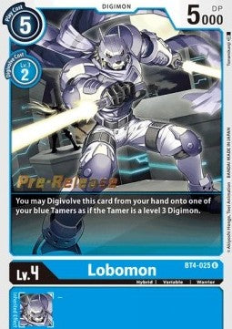 Lobomon [BT4-025] [Great Legend Pre-Release Promos] | Game Grid - Logan