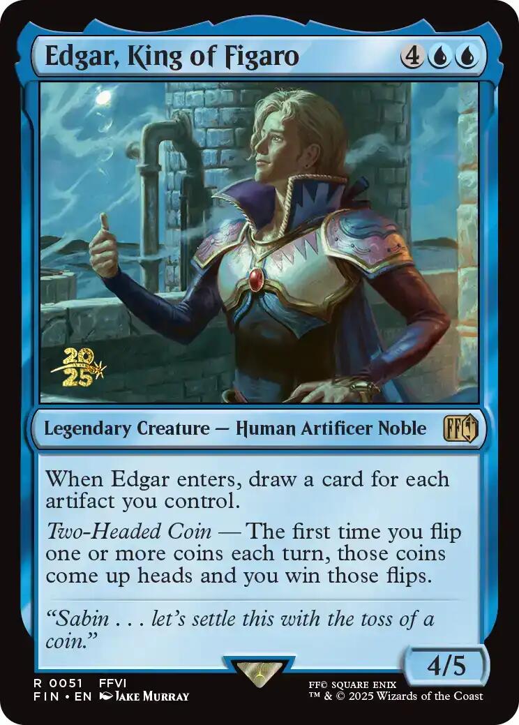 Edgar, King of Figaro [FINAL FANTASY Prerelease Promo] | Game Grid - Logan