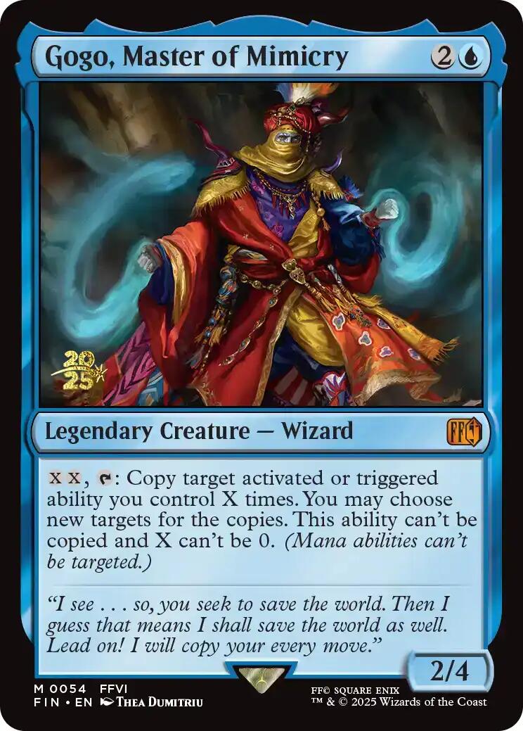 Gogo, Master of Mimicry [FINAL FANTASY Prerelease Promo] | Game Grid - Logan