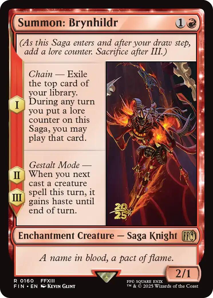 Summon: Brynhildr [FINAL FANTASY Prerelease Promo] | Game Grid - Logan