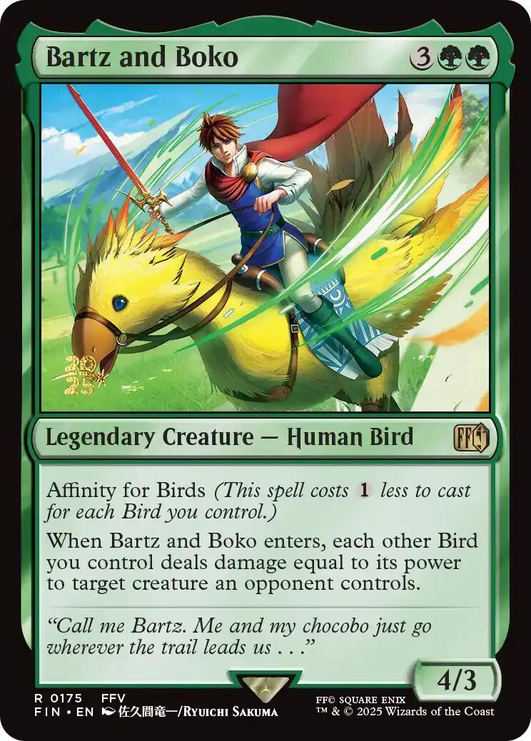 Bartz and Boko [FINAL FANTASY Prerelease Promo] | Game Grid - Logan