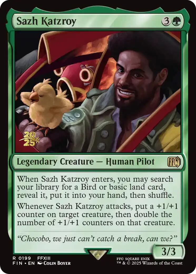 Sazh Katzroy [FINAL FANTASY Prerelease Promo] | Game Grid - Logan