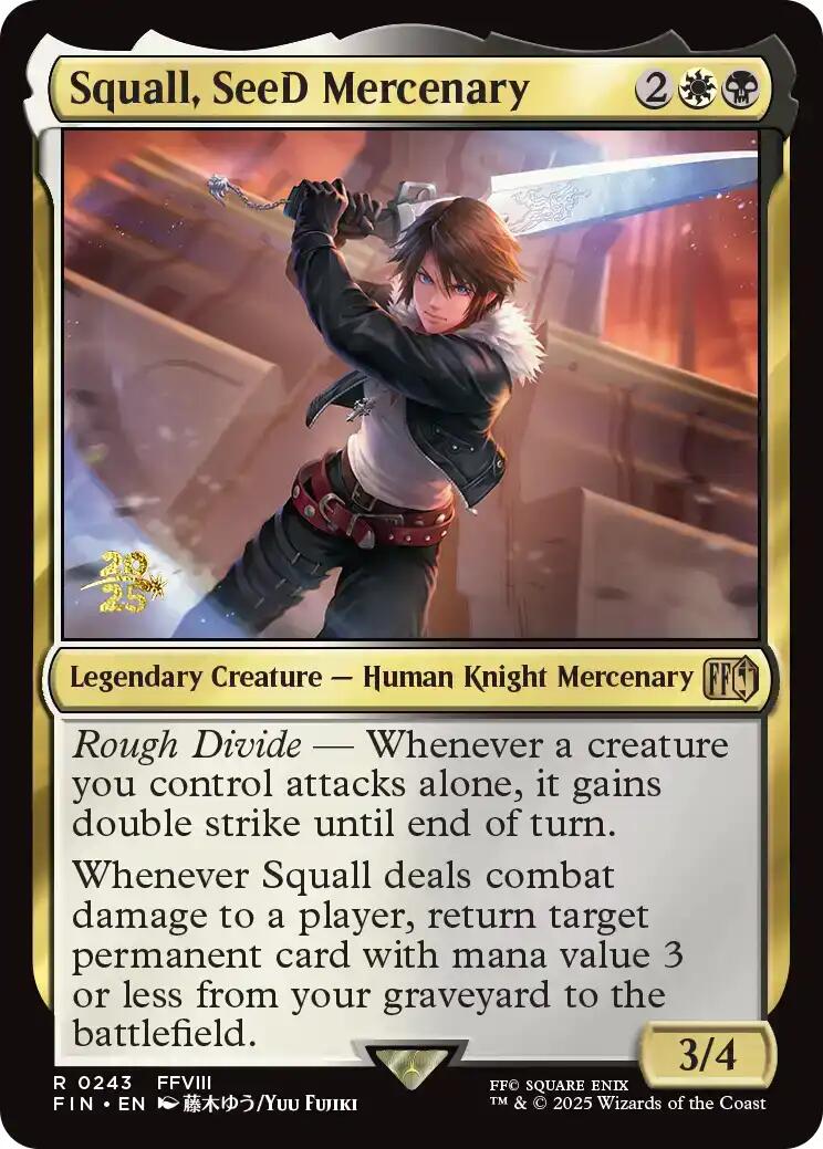 Squall, SeeD Mercenary [FINAL FANTASY Prerelease Promo] | Game Grid - Logan