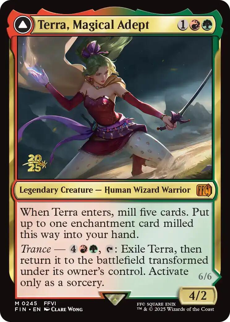 Terra, Magical Adept // Esper Terra [FINAL FANTASY Prerelease Promo] | Game Grid - Logan