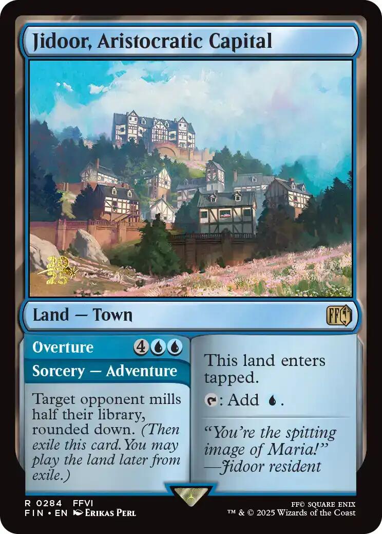 Jidoor, Aristocratic Capital [FINAL FANTASY Prerelease Promo] | Game Grid - Logan