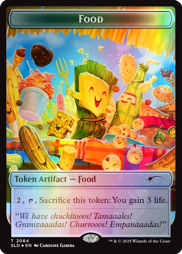 Food Token (2064) (Rainbow Foil) [Secret Lair Drop Series] | Game Grid - Logan