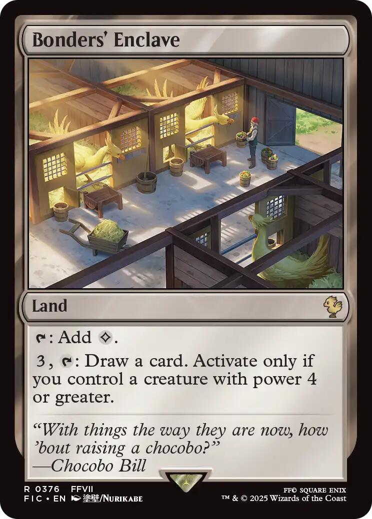 Bonders' Enclave (Surge Foil) [FINAL FANTASY Commander] | Game Grid - Logan