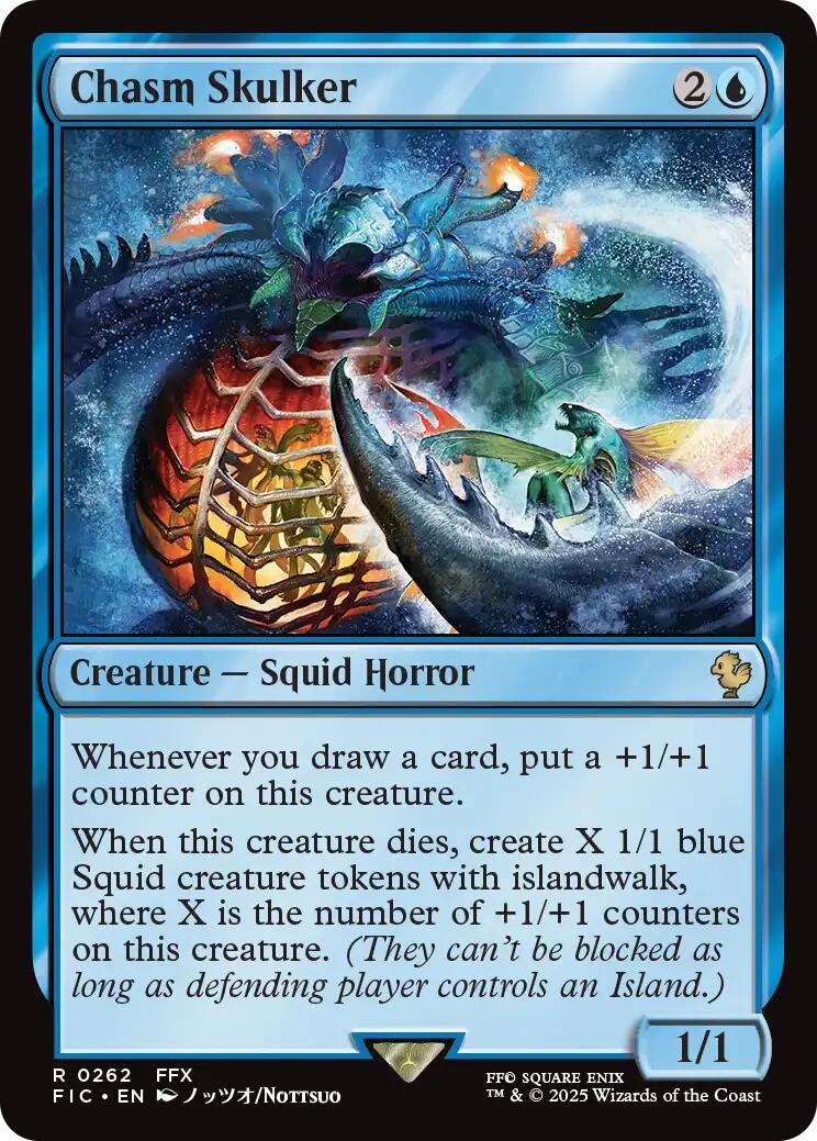 Chasm Skulker (Surge Foil) [FINAL FANTASY Commander] | Game Grid - Logan