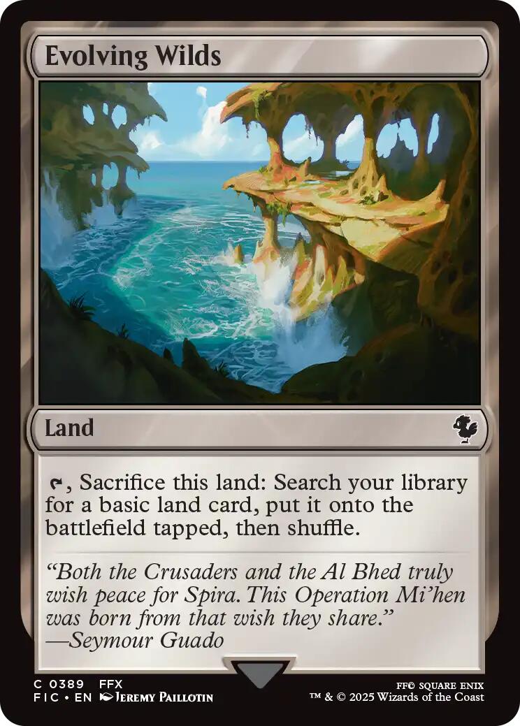 Evolving Wilds (Surge Foil) [FINAL FANTASY Commander] | Game Grid - Logan