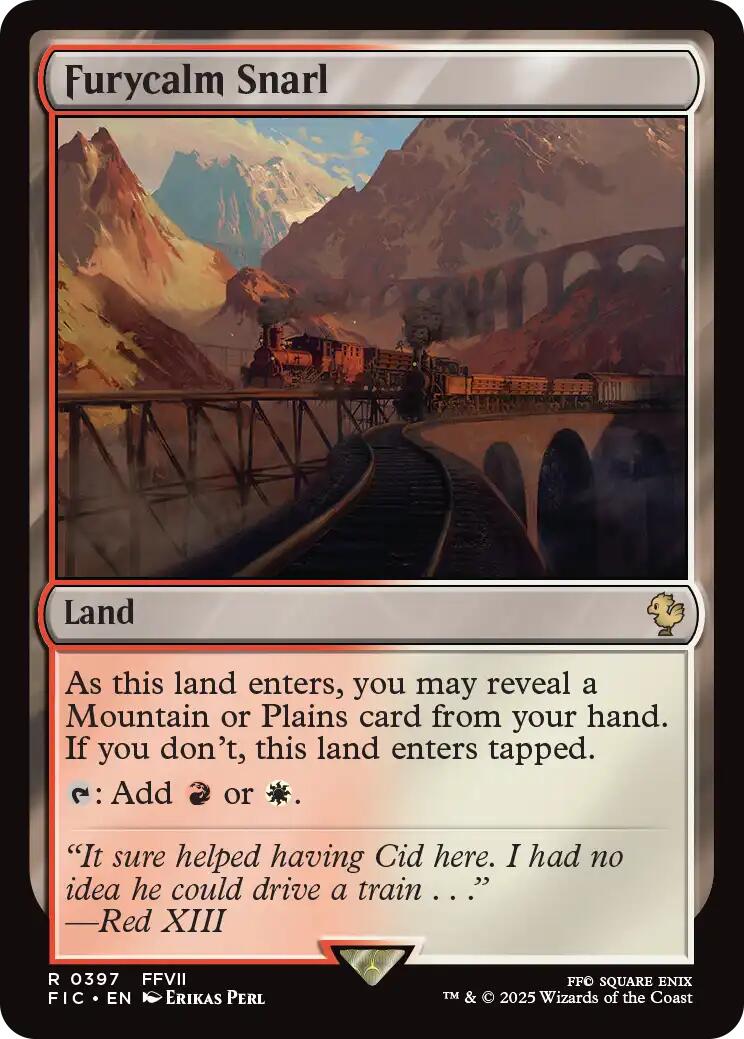 Furycalm Snarl (Surge Foil) [FINAL FANTASY Commander] | Game Grid - Logan