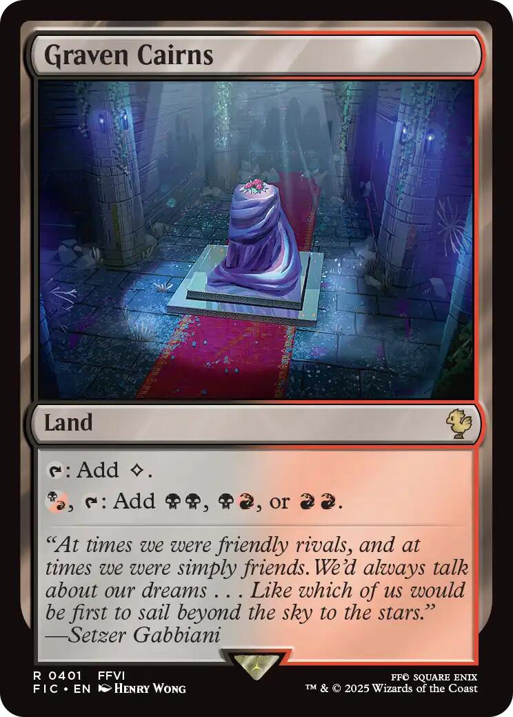 Graven Cairns (Surge Foil) [FINAL FANTASY Commander] | Game Grid - Logan