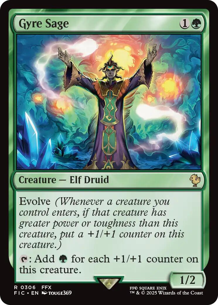 Gyre Sage (Surge Foil) [FINAL FANTASY Commander] | Game Grid - Logan