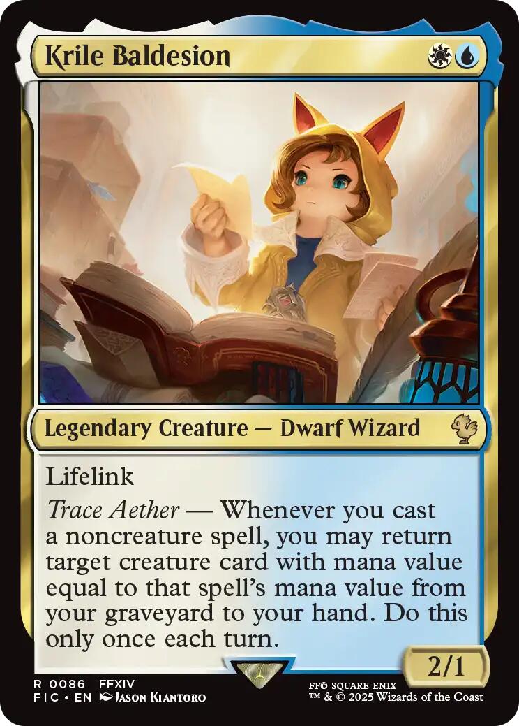 Krile Baldesion (Surge Foil) [FINAL FANTASY Commander] | Game Grid - Logan