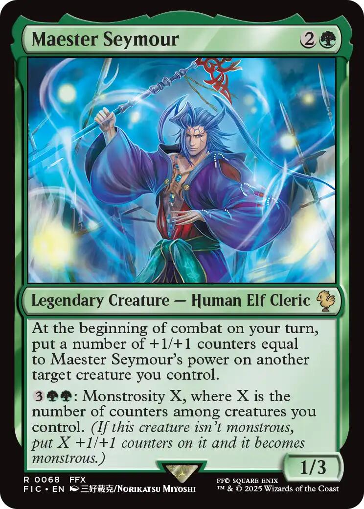 Maester Seymour (Surge Foil) [FINAL FANTASY Commander] | Game Grid - Logan