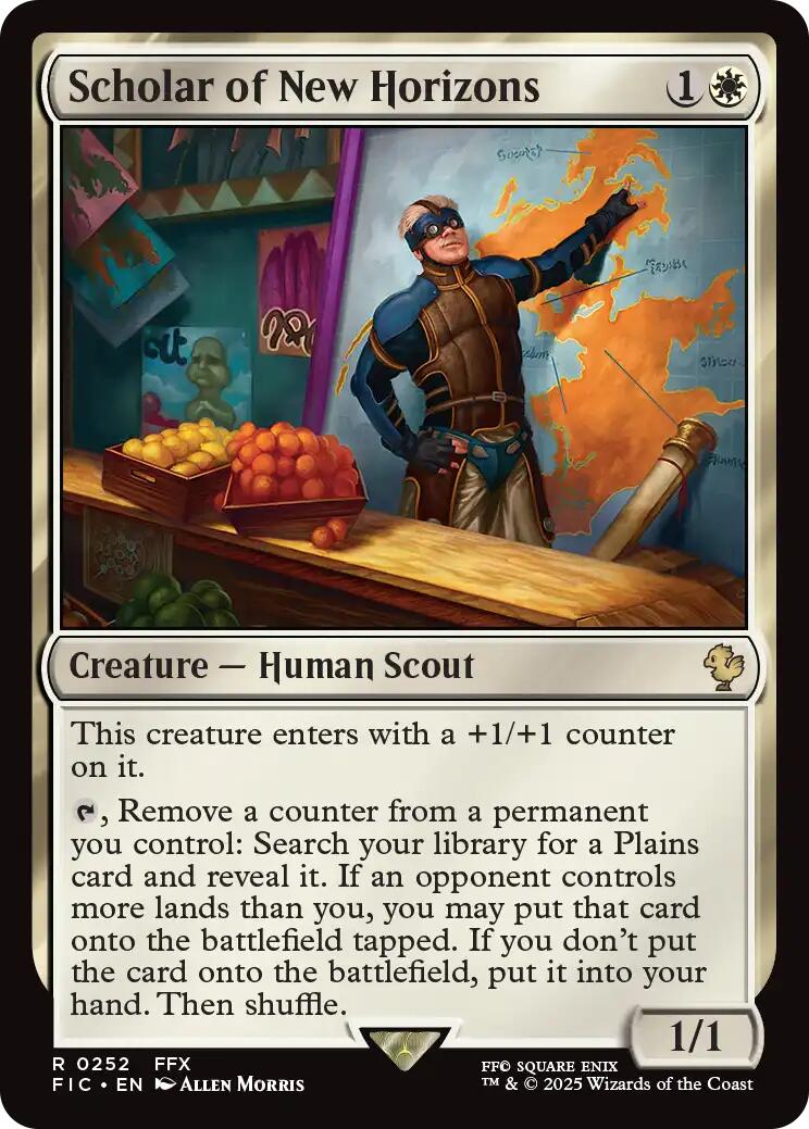 Scholar of New Horizons (Surge Foil) [FINAL FANTASY Commander] | Game Grid - Logan