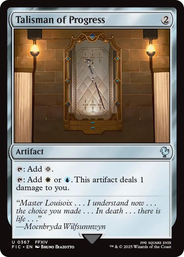 Talisman of Progress (Surge Foil) [FINAL FANTASY Commander] | Game Grid - Logan