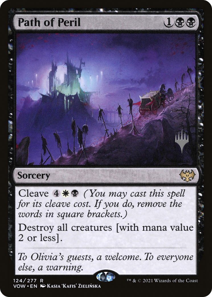Path of Peril (Promo Pack) [Innistrad: Crimson Vow Promos] | Game Grid - Logan