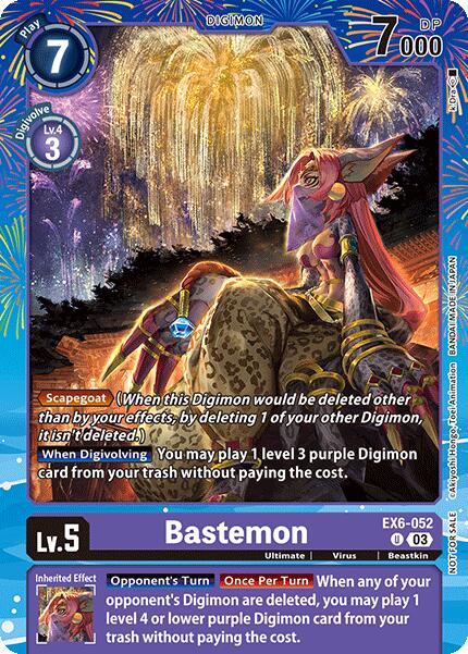 Bastemon [EX6-052] (Regulation Battle Vol. 2) [Promotional Cards] | Game Grid - Logan